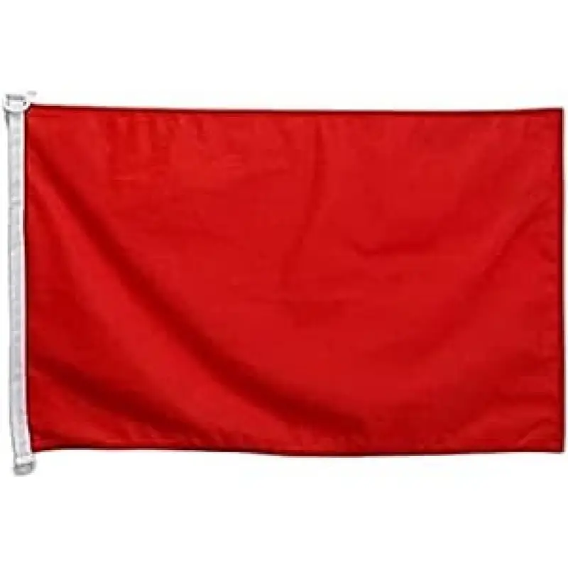 BANDIERA ROSSA di pericolo 40X60 cm Subito Disponibile