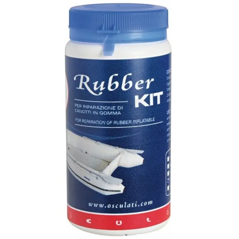 Kit riparazione gommoni Rubber kit colore bianco Miglior Prezzo