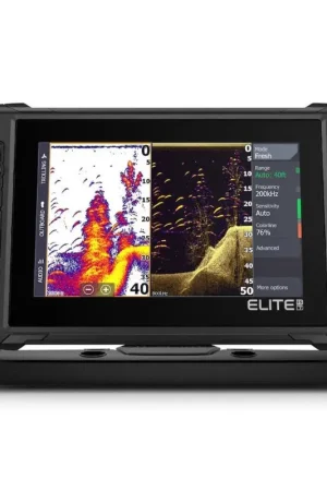 Lowrance Elite 7FS eco/GPS TouchScreen con trasduttore di poppa HDI eco standard frequenza 83 e 200 khz e DownScan Imaging Prezzo Conveniente