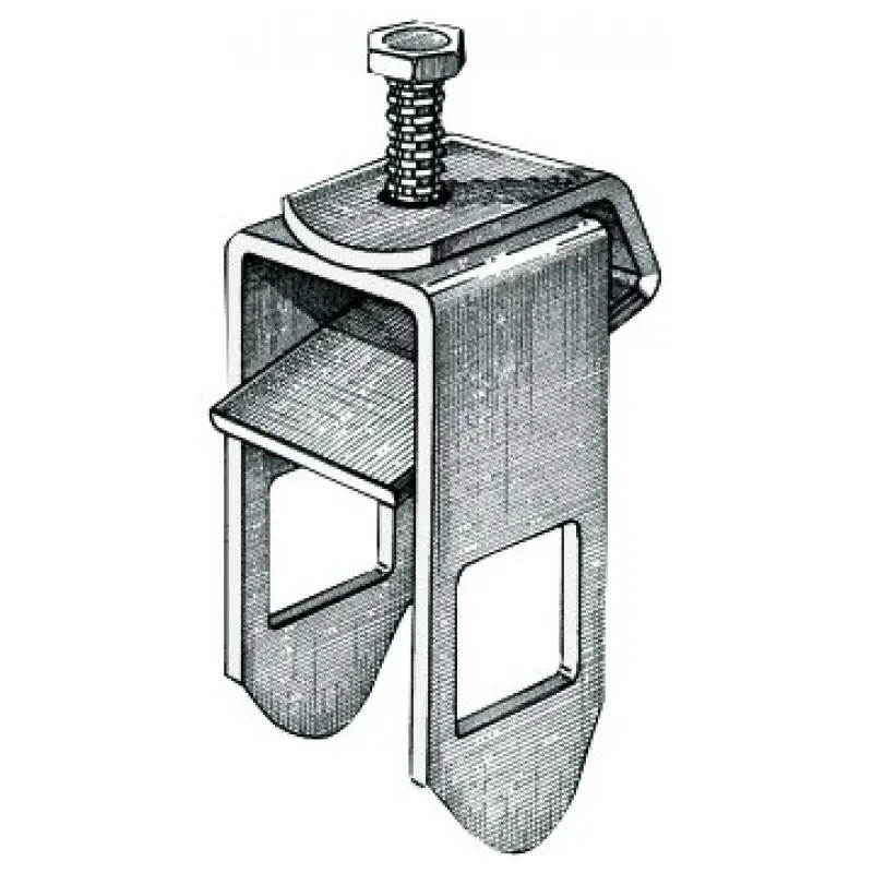 Bestseller Staffa di bloccaggio rullo laterale, foro quadro 30 mm