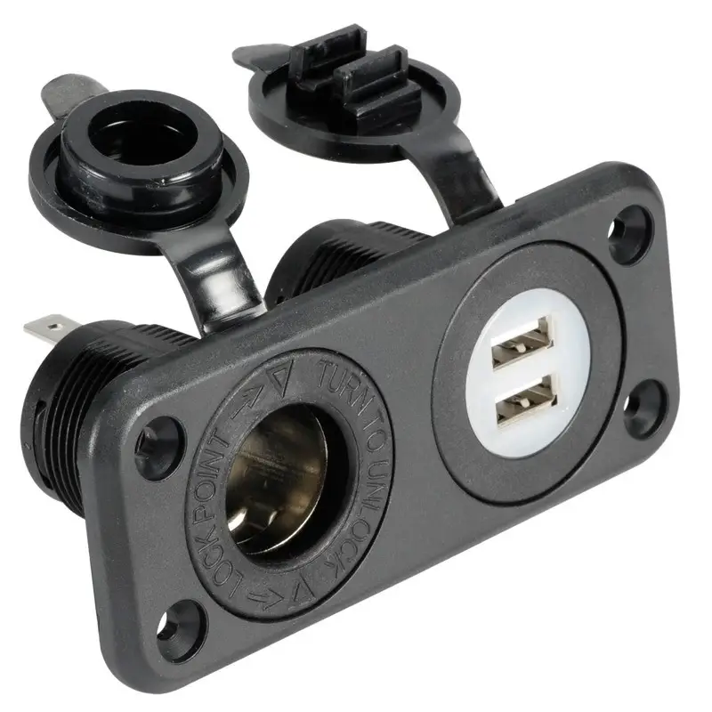 A Buon Prezzo Presa accendisigari + doppia USB con pannello