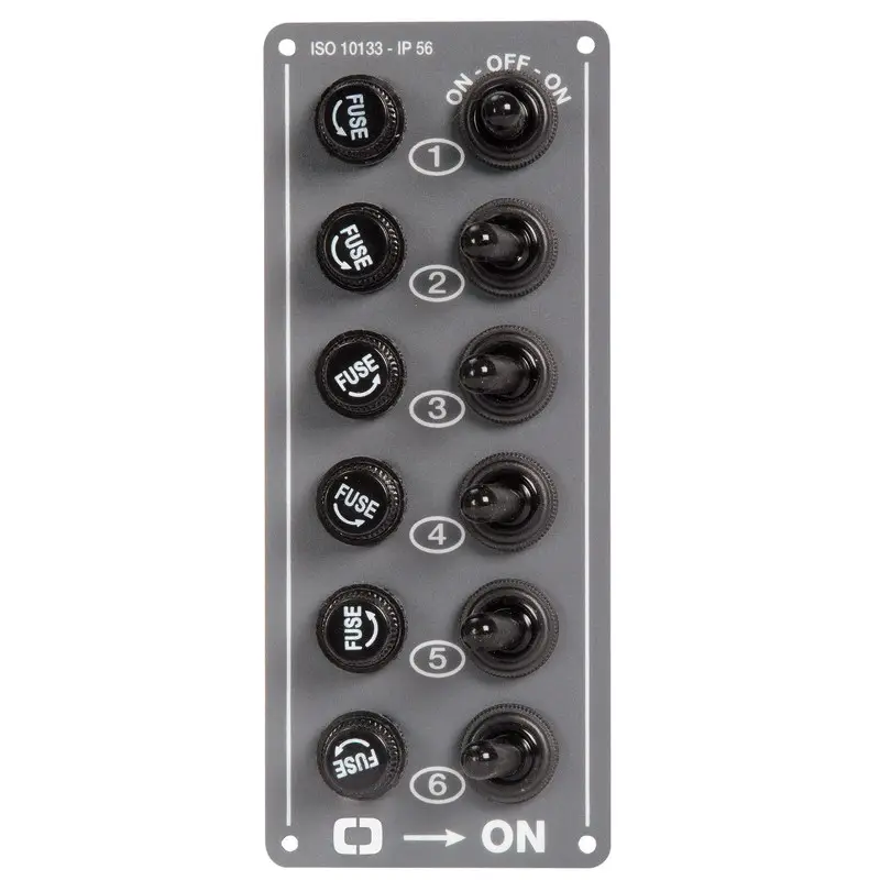 Pannello elettrico verticale 6 interruttori Ultime Pezzi