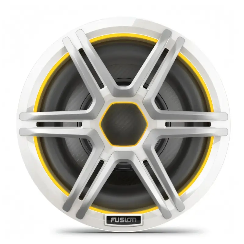 Subwoofer Fusion Apollo Bianco 10" con Luci RGB per Barca Professionale