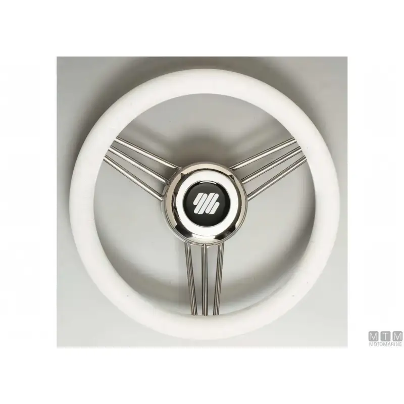 Volante Ultraflex V25 Steel in Acciaio Inox con Impugnatura Poliuretano Reso Gratuito