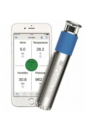 Professionale Anemometro Skywatch BL500 Bluetooth per Smartphone