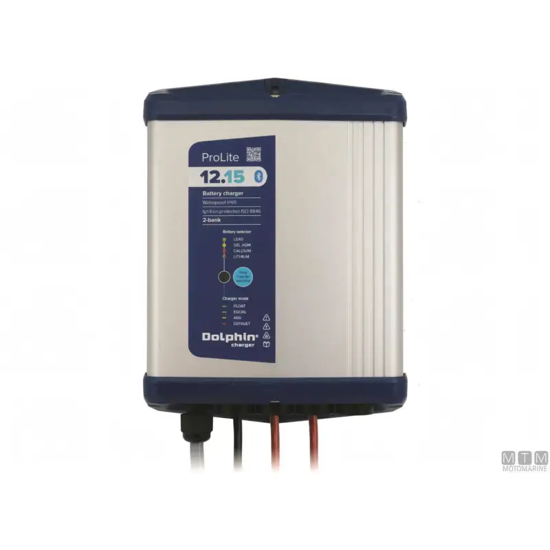 Popolare Caricabatterie Dolphin ProLite 12V in Alluminio Anodizzato
