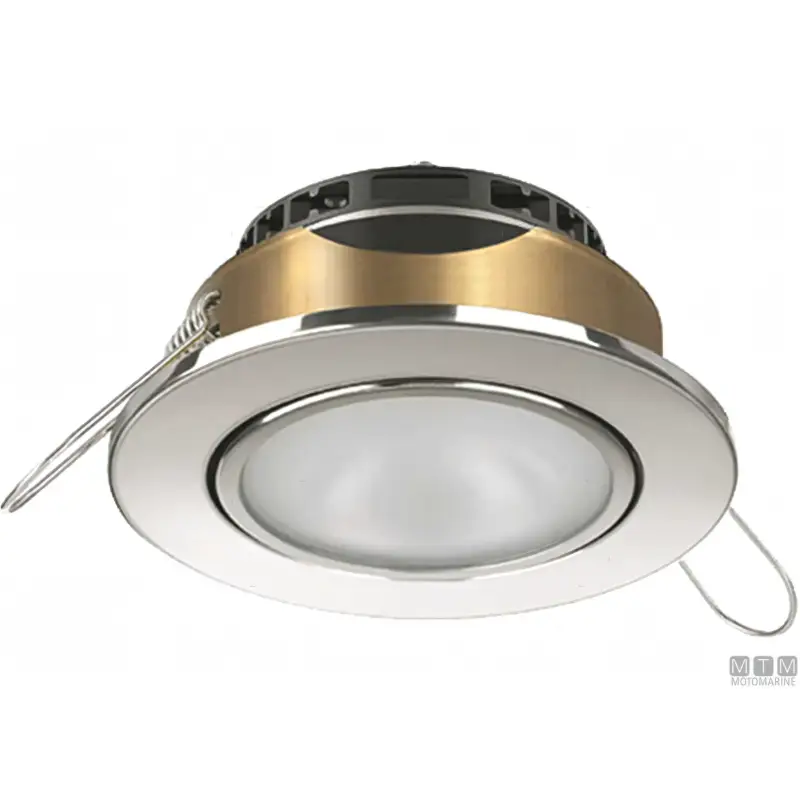 Popolare Faretto Orientabile Nikita IP40 in Acciaio Inox - Quick