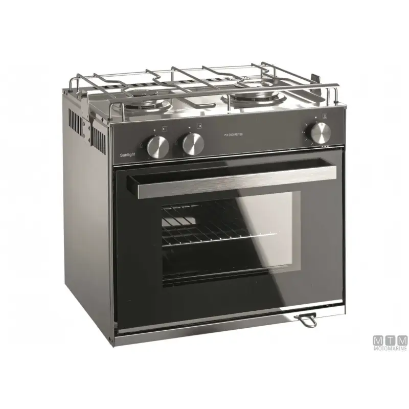 Solo Oggi Cucina Nautica SunLight 2 Fuochi con Forno Dometic in Acciaio Inox 18/8