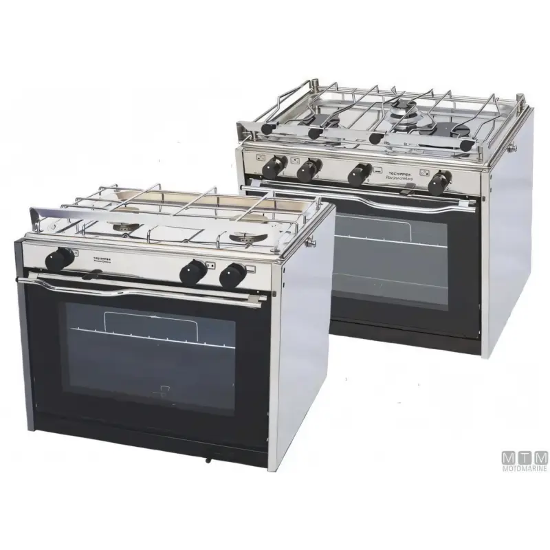 Cucina a Gas con Forno Techimpex in Acciaio Inox 18/8 Consegna Rapida