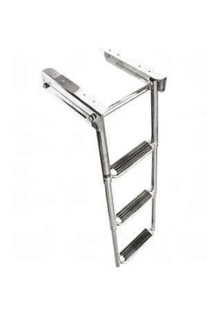 Popolare Scaletta Telescopica Comfort Wide Step in Acciaio Inox
