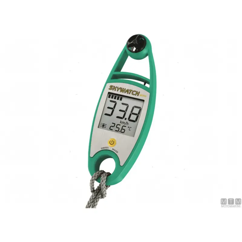 Solo Oggi Anemometro-Termometro Portatile Skywatch Wind