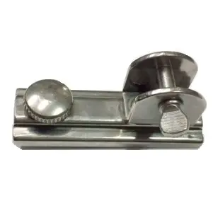 Rotaia inox cursore montaggio in piano (46.671.02) Professionale