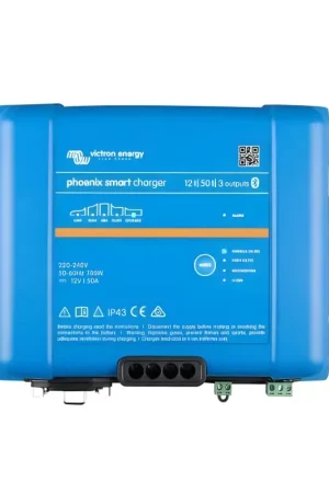 CARICABATTERIE VICTRON PHOENIX SMART 12V 50AH IP43 3 USCITE Spedito Oggi