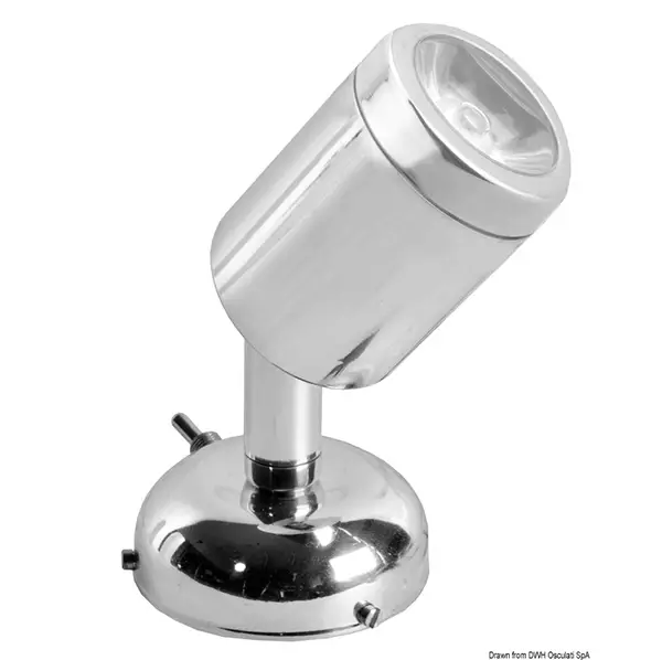 Applique snodata inox 1x3W HD Acquista Ora
