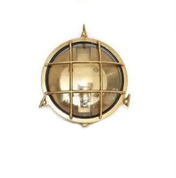 Applique tartaruga tonda ottone lucido mm.190 Prezzo Scontato