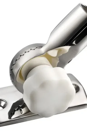 Asta fanale basetta inox regolabile mm.31x65 Novità