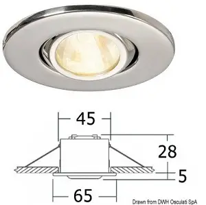 Faretto ALTAIR orientabile compatto 12v 10w (13.437.01) Must-Have