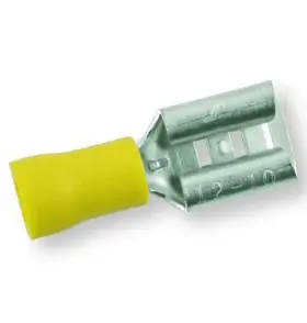Faston terminale femmina mm.6,3 mmq.4/6 blister pz.5 (14.186.11) Promozione Esclusiva