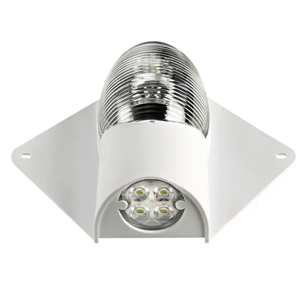 Spedizione Espresso Fanale di via bianco luce di coperta led per alberi barche a vela fino a mt.20 (13.243.89)