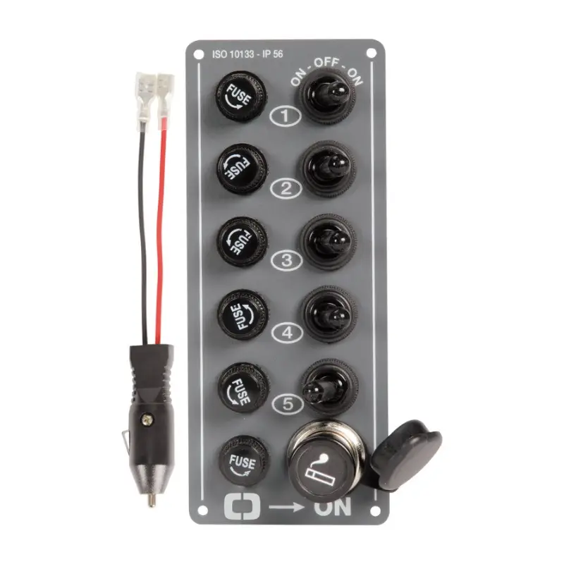 Ultime Pezzi PANNELLO 5 INTERRUTTORI + PRESA ACCENDISIGARI