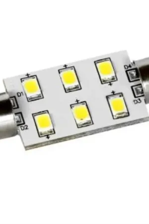 Offerta Speciale Lampadina led SV8.5 6smd2835 led luce fredda 8/35V mm.42
