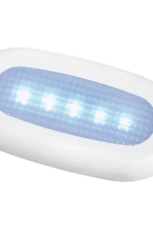 Super Prezzo Luce di cortesia 5 led bianchi 12v mm.70x38 (13.178.31)