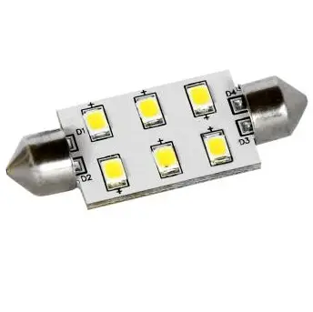 Offerta Speciale Lampadina LED SV8.5 6smd2835 LED luce calda 8/35V mm.42