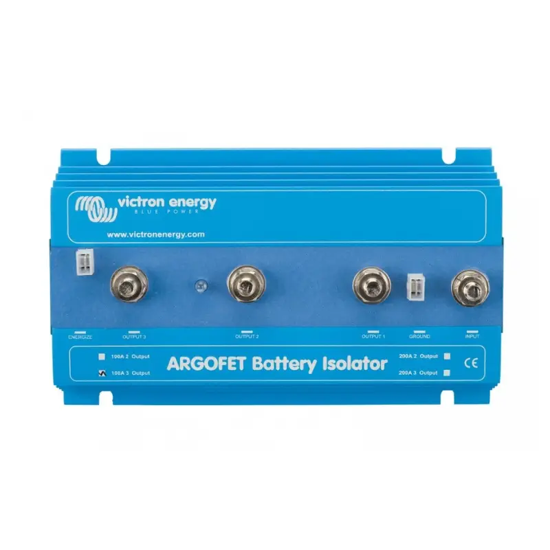 Novità RIPARTIRORE DI CARICA ARGOFET VICTRON 100-3 3 BATTERIE 100A