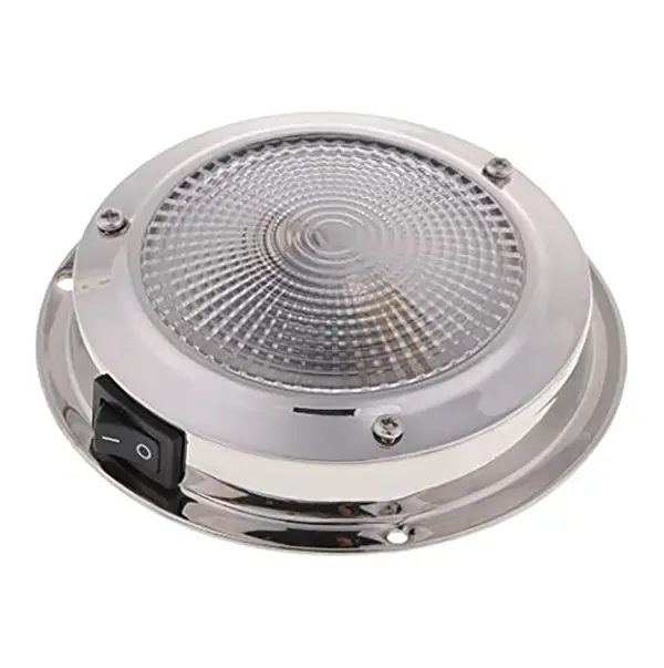 Offerta Del Giorno Plafoniera inox mm.175 12v con interruttore