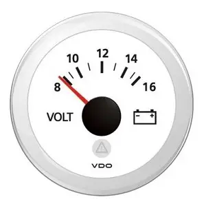ViewLine Voltmetro bianco 8-16v Pagamento Sicuro