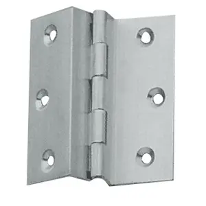 Cerniera doppia zancata ottone cromato 60x50 ott. cr. Offerta Lampo