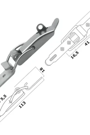 Must-Have Chiusura a leva inox mm.113 (38.206.01)