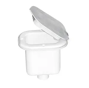 Scelto Dai Clienti Contenitore bianco rettangolare mm.125x90 per doccette
