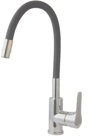 Miscelatore a canna flessibile colore grigio Promozione Esclusiva