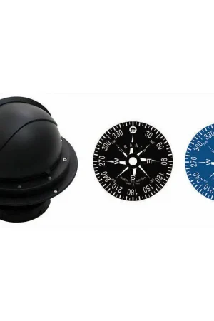 Bussola da incasso Riviera 4 con coperchio nera - rosa piana nera Di Tendenza