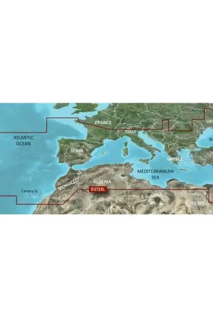 Carta Garmin Bluechart G3 HD Vision Large - Mar Mediterraneo Prezzo Ridotto