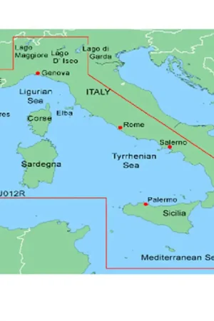 Carta Garmin Bluechart G3 HD Vision Regular Mar Tirreno Non Perdere
