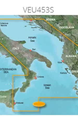 Carta Garmin Bluechart G3 HD Vision Small - Mare Adriatico Sud Soddisfatti O Rimborsati