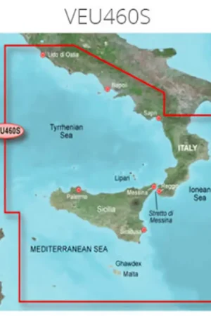 Offerta Speciale Carta Garmin Bluechart G3 HD Vision Small - Sicilia, Lido di Ostia