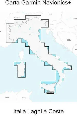 Carta Garmin Navionics+ Italia Laghi e Coste SD/micro SD Promozione