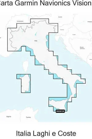 Carta Garmin Navionics Vision+ Italia Laghi e Coste SD/micro SD Consegna Rapida