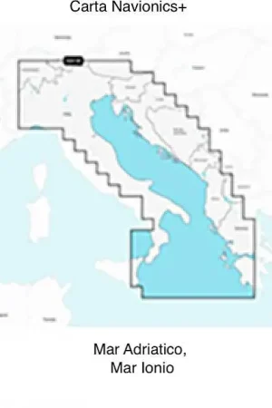 Spedito Oggi Carta Navionics+ - Mar Adriatico, Mar Ionio SD/micro SD
