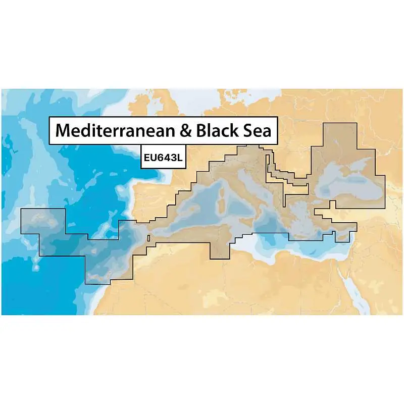 Offerta Carta Navionics Platinum+ - Mar Mediterraneo e Mar Nero SD/micro SD