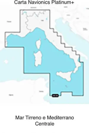 Quantità Limitata Carta Navionics Platinum+ - Mar Tirreno e Mediterraneo Centrale SD/micro SD