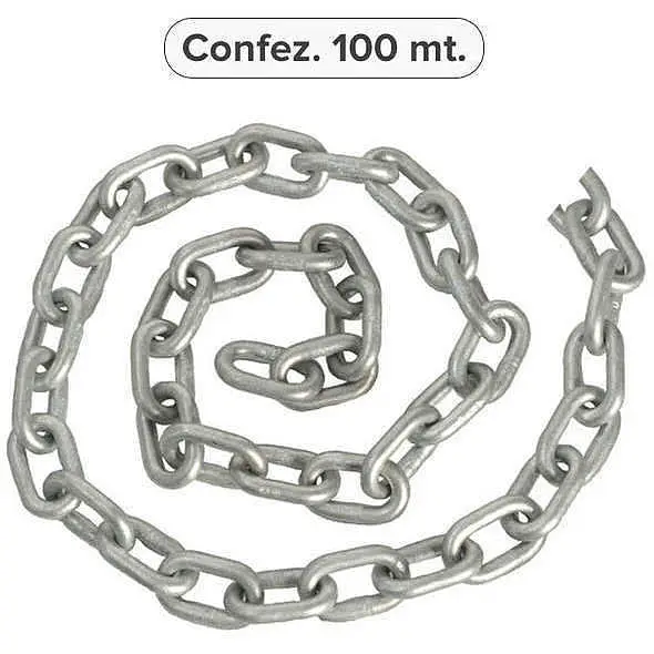 Catena ancora calibrata zincata 12 mm - 100 m Ordina Subito