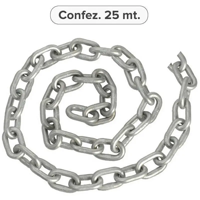 Compra Online Catena ancora calibrata zincata 6 mm - 25 m