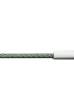 Cavetto in acciaio inox AISI 316 rivestito in PVC bianco Saldi
