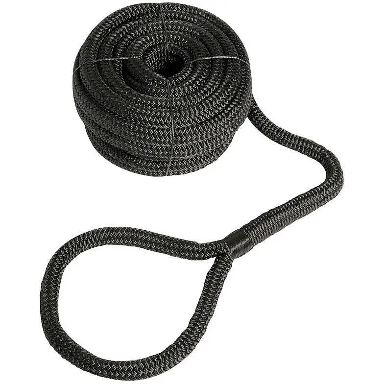 Prezzo Ridotto Cima ormeggio nera occhio impiombato mm. 20x12 mt.