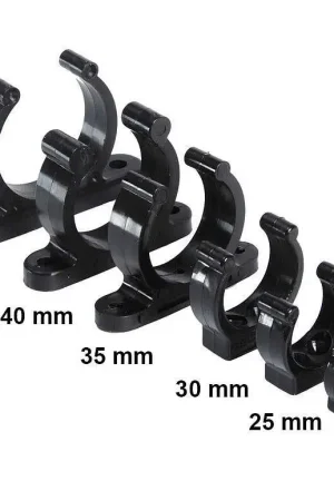 Clip plastica nera - 25 mm Occasione