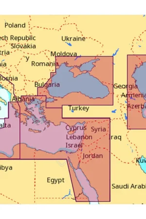 C-Map SD Max Wide - Mediterraneo Est (inglese) Spedito Oggi